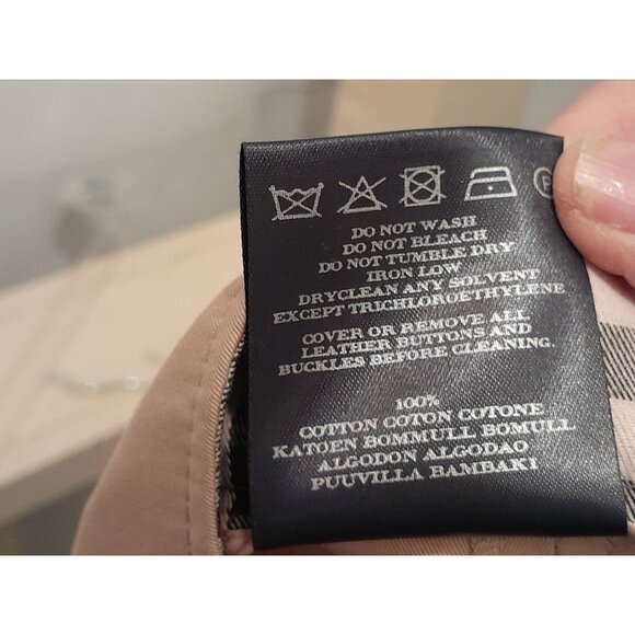 Burberry London Size 10 Designer Preppy Casual Utility Mini Skirt Tan Pockets - Picture 5 of 10